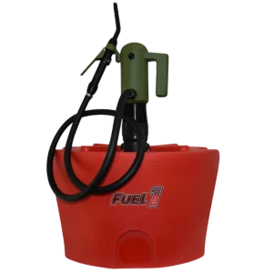 Fuel pod with rechargeable transfer pump